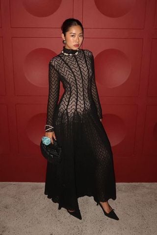 Đầm Midi Tay Dài Dáng Xòe L'ESPOIR