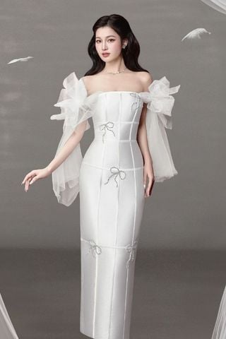 Đầm Midi Cúp Ngực LOVELYN