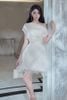 Đầm Ngắn Trễ Vai LOVELYN
