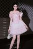 Đầm Midi Cúp Ngực Đính Hoa LOVELYN