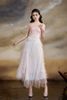 Đầm Midi Hai Dây Voan Mỏng LOVELYN