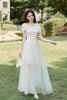 Đầm Midi Trễ Vai Dáng Suông LOVELYN