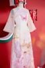 Áo Dài Cách Tân Tay Lửng Họa Tiết MADDY HATES ROSE