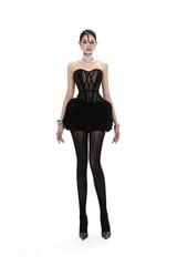 Áo Cúp Ngực Lưới x Chân Váy Hoa Iris Top x Effy Skirt MAEL FEMME