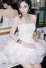 Đầm Ngắn Cúp Ngực Xòe Trắng Rosayn Dress MAEL FEMME