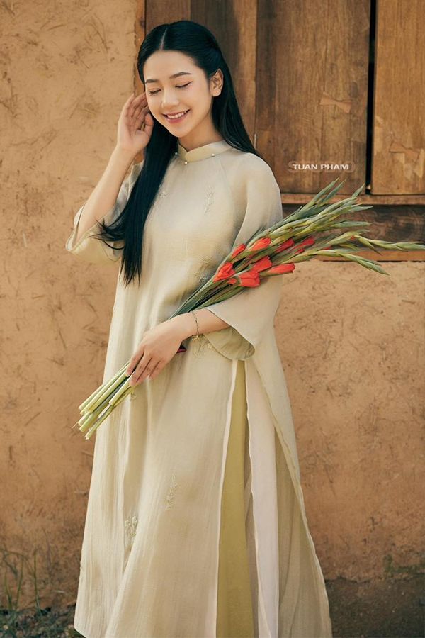 Áo Dài Cách Tân Tay Lửng MAINICHI DESIGN