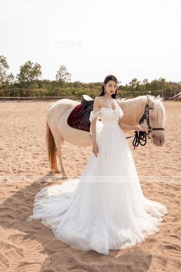 Đầm Maxi Trễ Vai MEO STORE