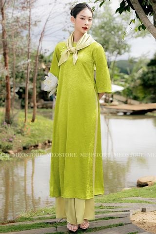 Áo Dài Cách Tân Tay Lửng MEO STORE