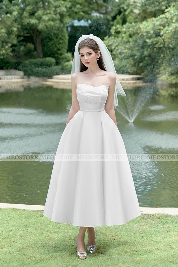 Đầm Midi Cúp Ngực Dáng Xòe MEO STORE