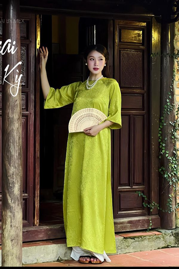 Áo Dài Cách Tân Hoa Văn MEX CLOTHING