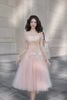 Đầm Midi Trễ Vai Voan Mỏng Mist LOVELYN
