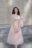 Đầm Midi Trễ Vai Voan Mỏng Mist LOVELYN