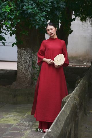 Áo Dài Cách Tân Trơn NGUYỆN