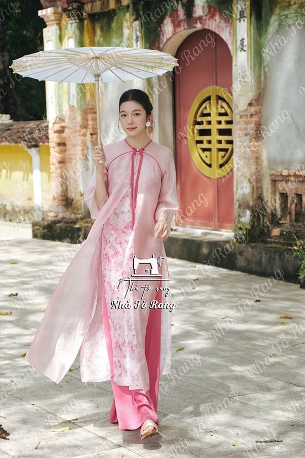 Áo Dài Cách Tân Ngọc Diệp NHÀ TỜ RANG