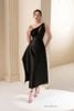 Đầm Midi Lệch Vai Cut-Out PARAMO
