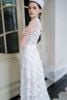 Đầm Cưới Midi Họa Tiết POXI