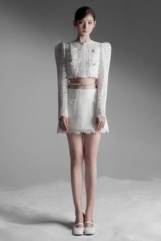 Áo Kiểu Tay Dài x Chân Váy Ngắn RAFFINE