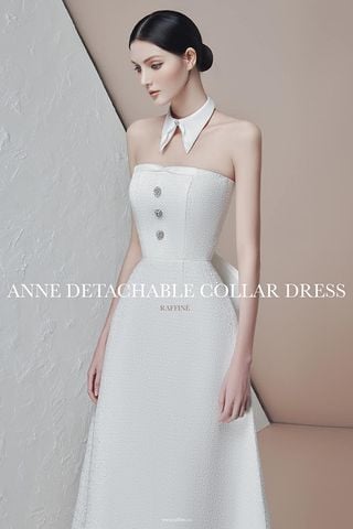 Đầm Midi Cúp Ngực Đính Đá RAFFINE