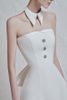 Đầm Midi Cúp Ngực Đính Đá RAFFINE