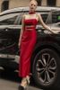 Đầm Midi Hai Dây Cut-Out RECHIC