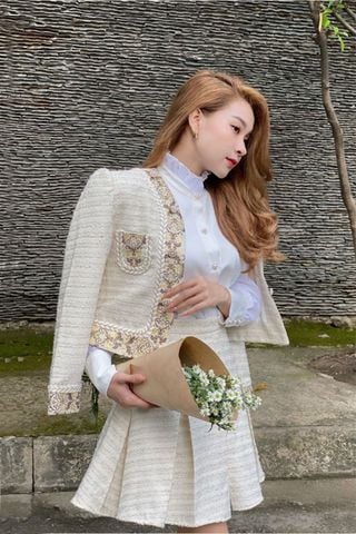 Áo Khoác x Áo Trơn x Chân Váy Ngắn RITARA CLOSET