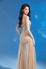Đầm Midi Hai Dây Xẻ Tà Ánh Kim RITARA CLOSET