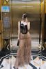 Đầm Midi Hai Dây Đính Hoa RITARA CLOSET