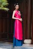 Áo Dài Cách Tân Cổ Yếm Đính Hoa SAMMY BRIDAL