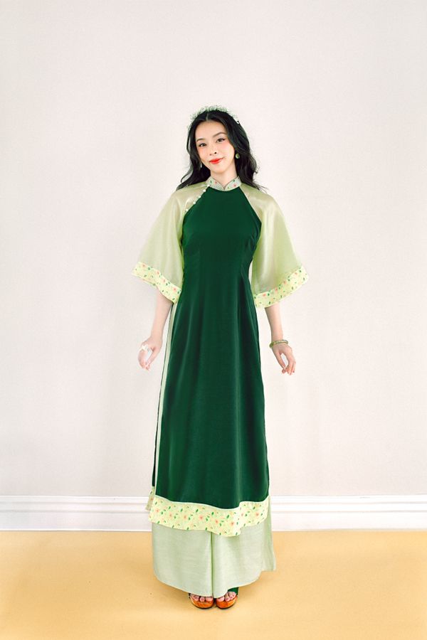 Áo Dài Cách Tân Nữ Bách Hoa Xuân SUMIRE STORE