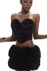 Áo Cúp Ngực Hoa x Chân Váy Ngắn Hoa MAEL FEMME