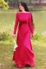 Đầm Maxi Tay Dài Đào Hương TINH ATELIER