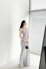 Đầm Midi Cổ Đan Chéo Voan Mỏng TRIO JI