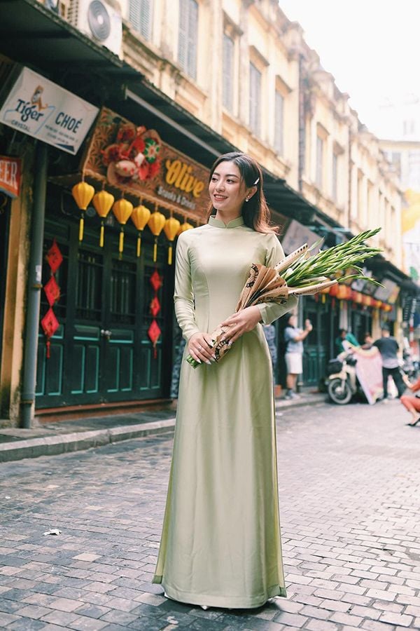 Áo Dài Truyền Thống Tay Dài ÁO DÀI TULIP