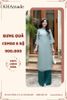 Áo Dài Cách Tân Cổ Trụ Tay Lửng Combo Bưng Quả 6 Bộ KHAMADE