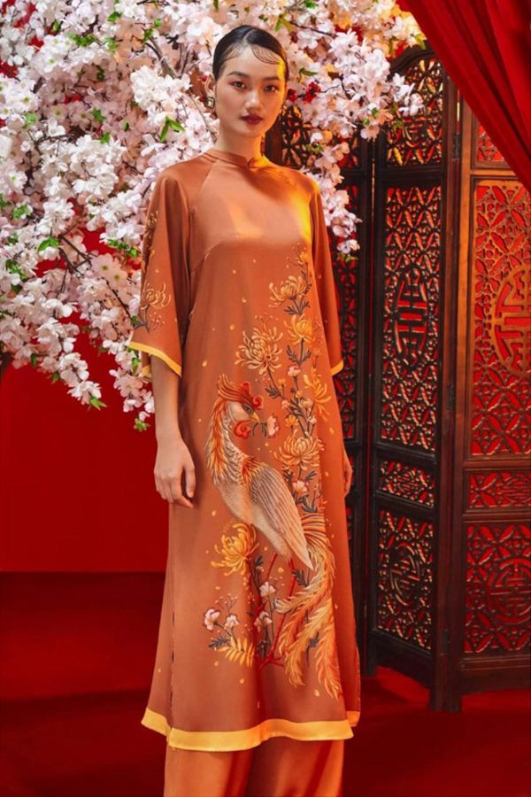 Áo Dài Cách Tân Thiên Cúc XÉO XỌ