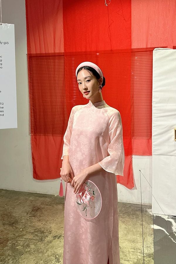 Áo Dài Cách Tân Hoa Điều XÉO XỌ