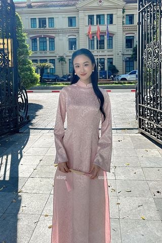 Áo Dài Cách Tân Hồng Trúc XÉO XỌ