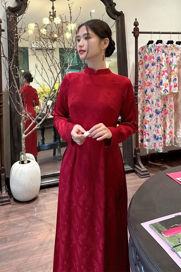 Áo Dài Cách Tân Hỷ Chi XÉO XỌ