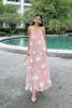 Đầm Midi Hai Dây Đính Hoa Maritea Dress XÉO XỌ