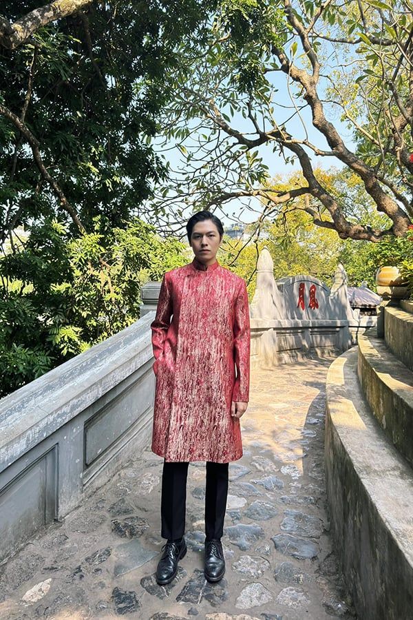 Áo Dài Cách Tân Nam Chu Khanh XÉO XỌ
