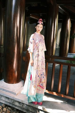 Áo Dài Cách Tân Linh Sơn XÉO XỌ