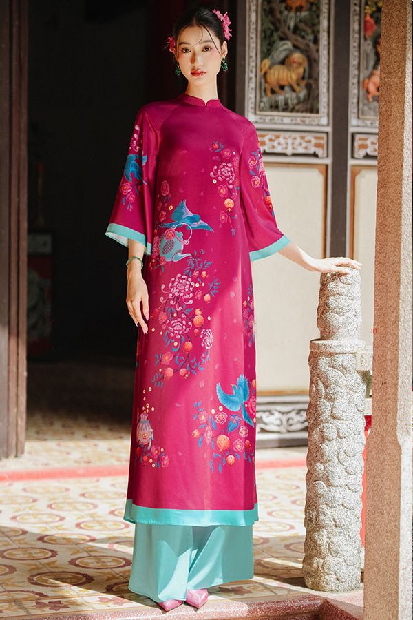 Áo Dài Cách Tân Chính Đán XÉO XỌ