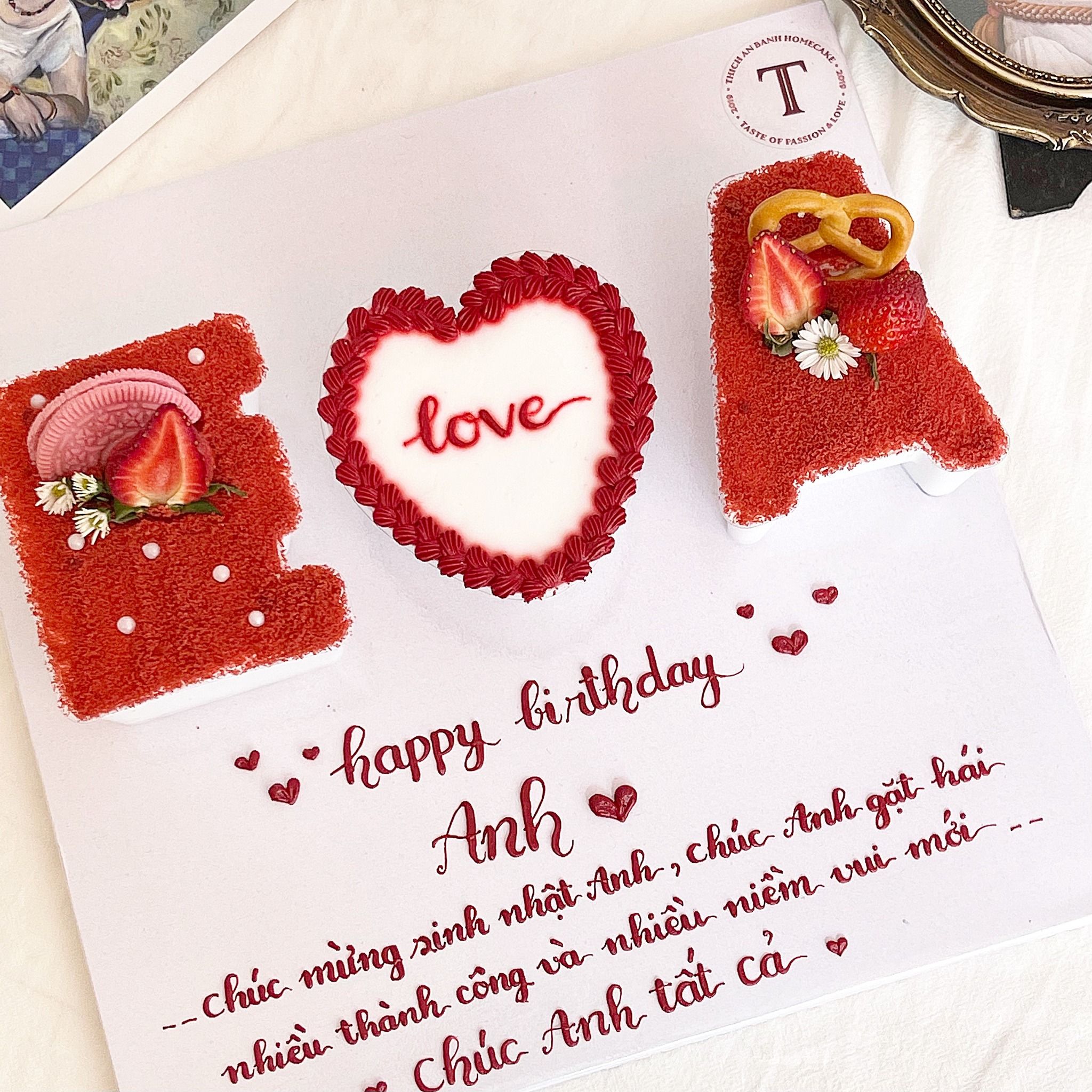 Mách bạn nhiều hơn 94 bánh sinh nhật hình trái tim i love you mới nhất   Tin Học Vui