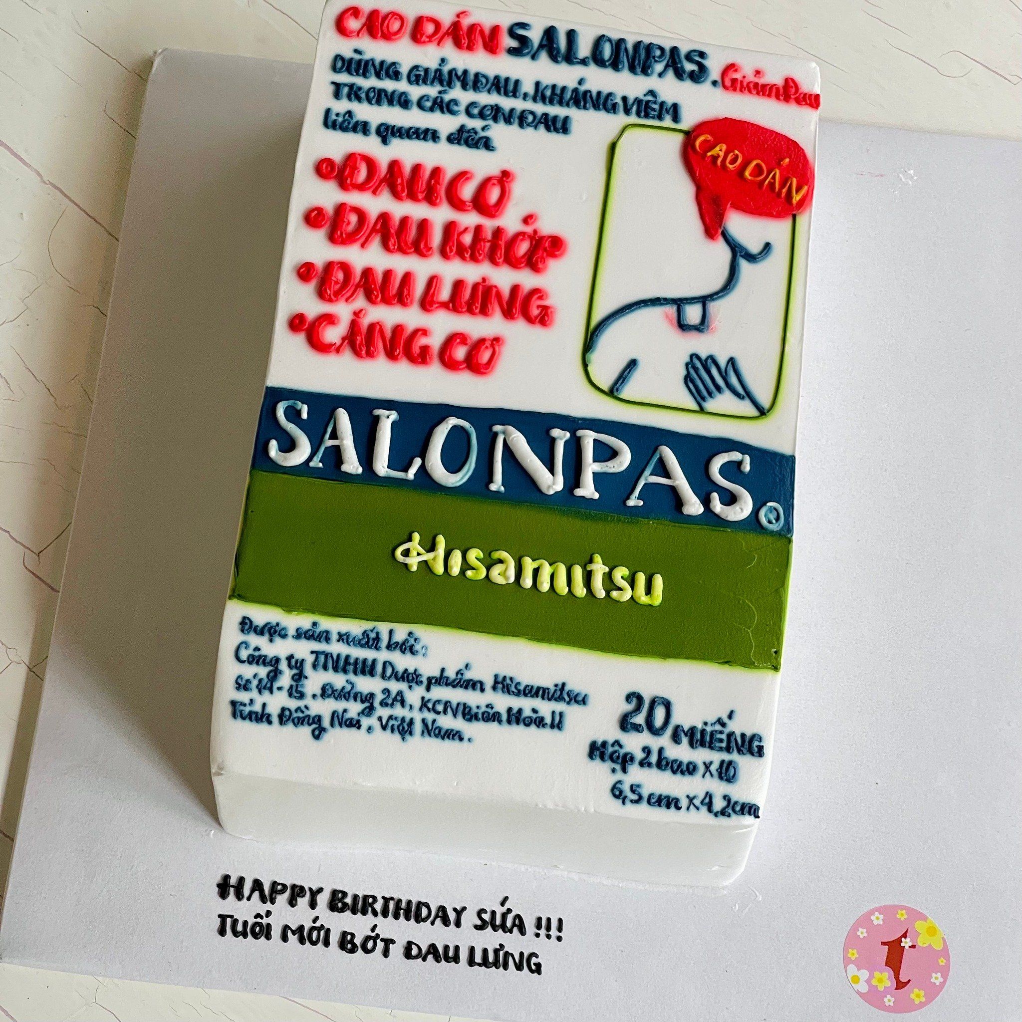  BÁNH KEM HỘP SALONPAS 