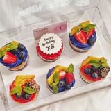  SET 6 CUPCAKE TRÁI CÂY XANH & ĐỎ 