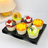  SET PANNA COTTA TRANG TRÍ TRÁI CÂY TƯƠI 