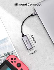 Cáp chuyển Type C sang cổng mạng LAN RJ45 UGREEN CM199 tốc đồ 1.0Gbps, tương thích rộng