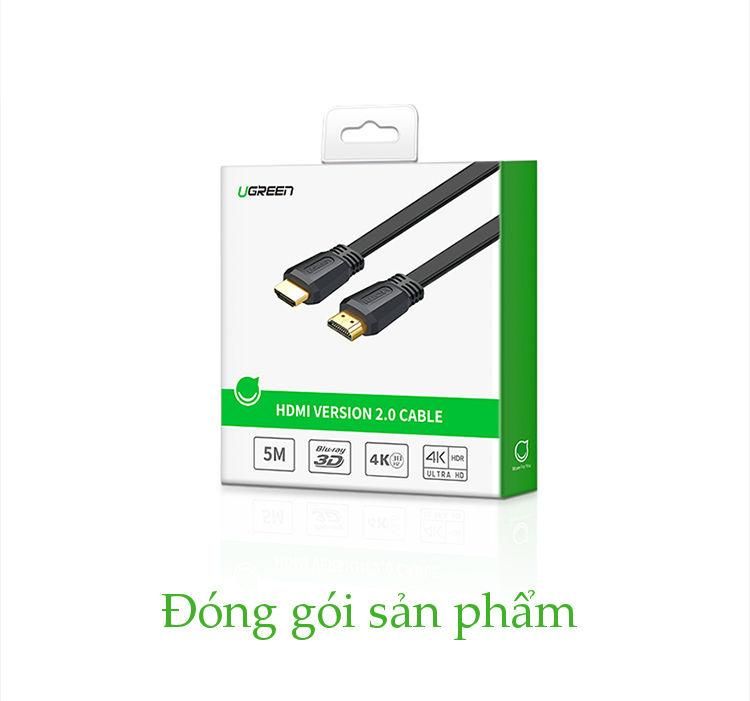 Cáp HDMI 2.0 UGREEN ED015 – Độ phân giải 4Kx2K 3D Full HD1080