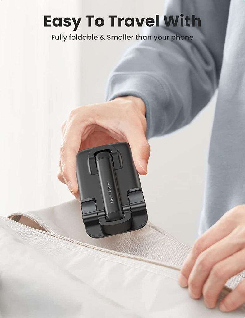 Giá đỡ điện thoại UGREEN 20435 – Dễ dàng gấp gọn, thay đổi độ cao – Phù hợp cho điện thoại 4-7.2inch