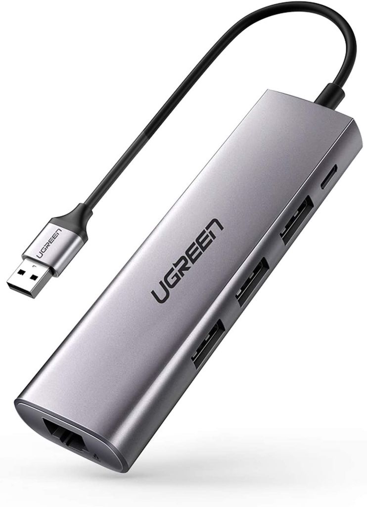 Bộ chuyển USB 3.0 sang LAN, 3*USB 3.0 UGREEN 60812 – Tốc độ mạng 1Gbps, tốc độ truyền dữ liệu 5Gbps